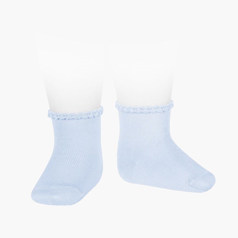 Baby Socken mit Rippbündchen