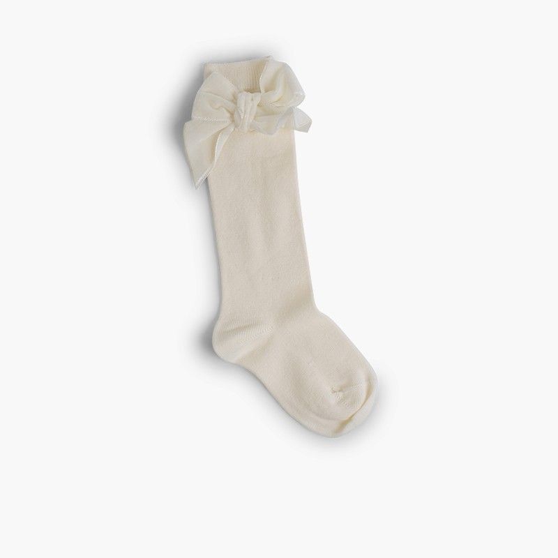 Socken für Jungen mit Samt-Schleife