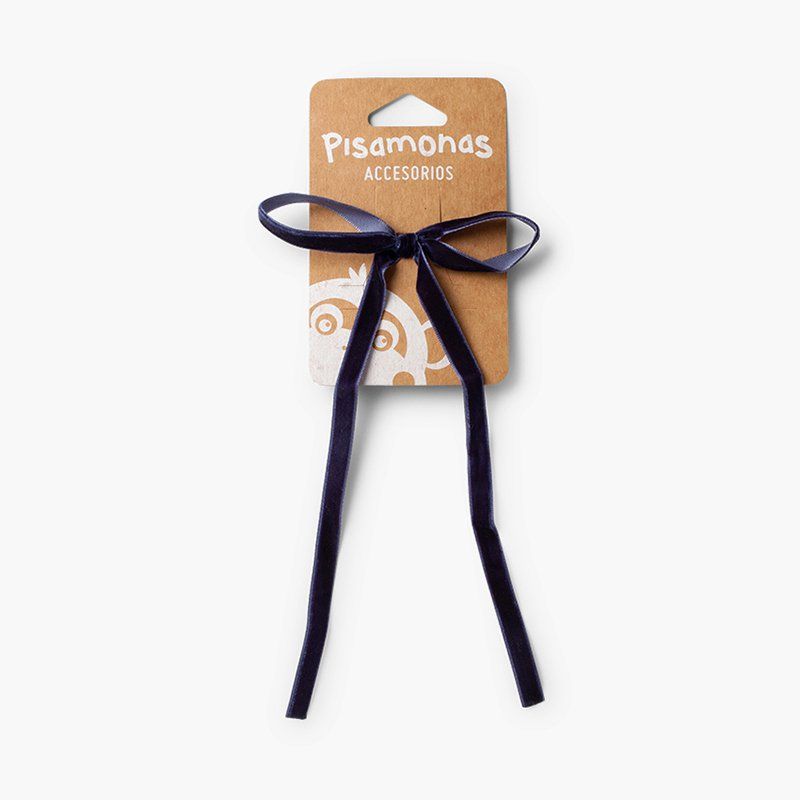 Schal mit Samtschleife