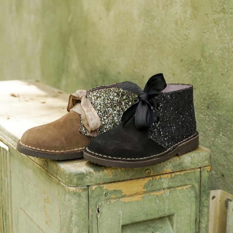 Glitzer Desert Boots für Mädchen