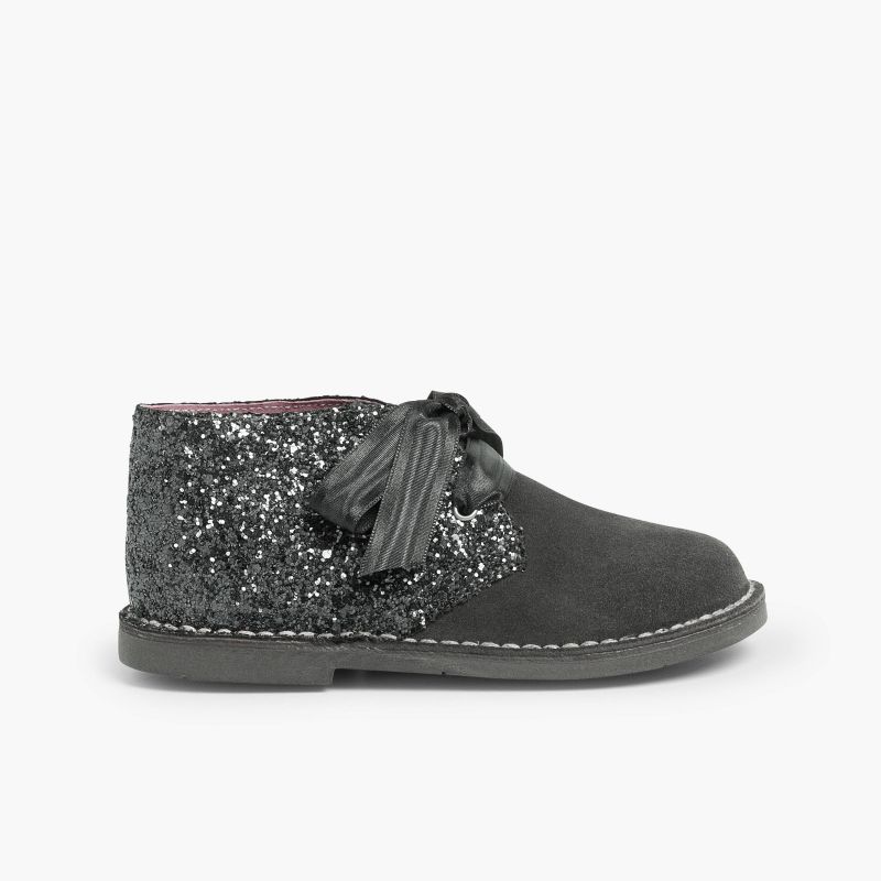 Glitzer Desert Boots für Mädchen