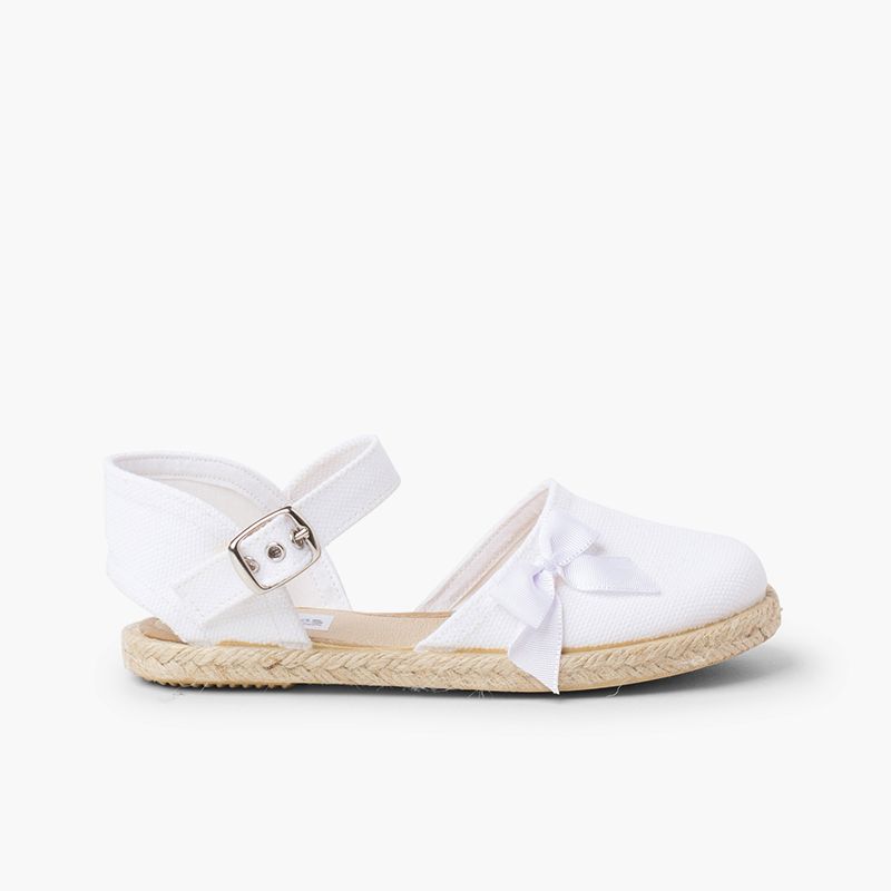 Sandale, Espadrille-Verschluss, Schnalle, Zehenkappe