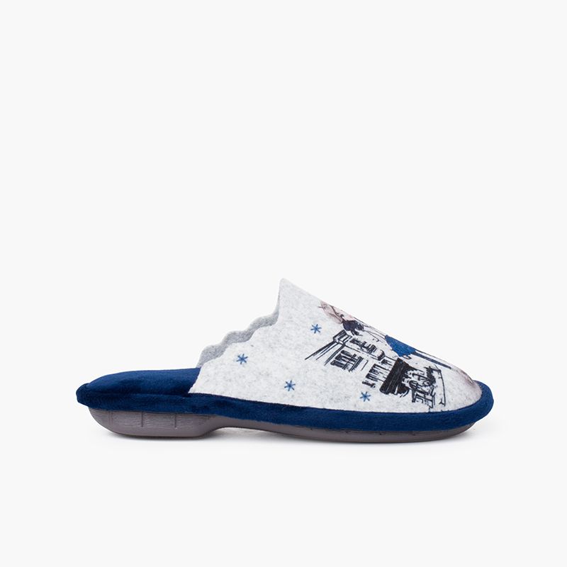 Filzpantoffeln mit Sprüchen für Zuhause