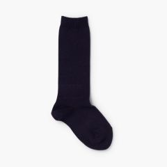 Einfarbige Socken Marineblau