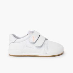 Sneaker mit kontrastierendem Fersenbereich Weiß