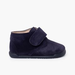 Barfuß-Sportschuhe mit weißer Sohle Marineblau