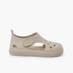 Kinder-Gummi-Clogs Strandsandalen-Design Sand