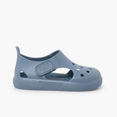 Kinder-Gummi-Clogs Strandsandalen-Design Ozean