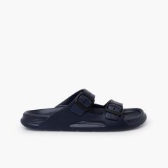 EVA-Gummi-Badesandalen großen Größen Marineblau