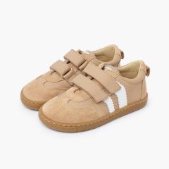 Blanditos-Sneaker Seitenstreifen Karamellsohle Sand