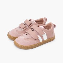 Blanditos-Sneaker Seitenstreifen Karamellsohle Rosa