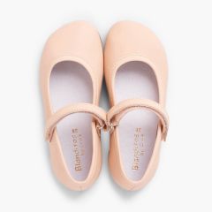 Blanditos-Mary-Janes Zeremonie mattem Finish Nude