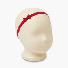 Elastisches Haarband Babys kleiner Schleife Bordeaux