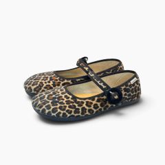 Barefoot-Mary-Janes Animal Print Animal Print