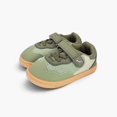 Blanditos Sneaker flache Sohle kombinierte Farben Grün