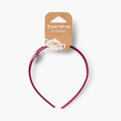 Diadem Mädchen mit Krone Bordeaux