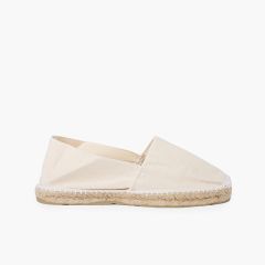 Espadrilles für Jungen, Mädchen, Frauen und Männer Roh
