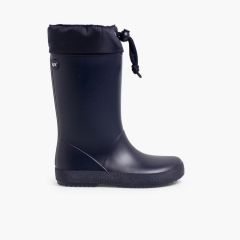 Gummistiefel von mit verstellbarem Schaft Marineblau