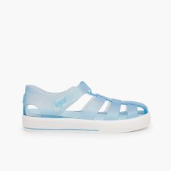Krabbensandalen Modell Star Himmelblau