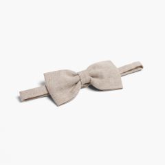 Jungen Fliegen aus Leinen Beige
