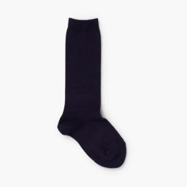 Einfarbige Socken Marineblau