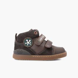 Biomecanics Sportstiefel aus Leder mit Klebeverschluss Braun