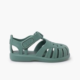 KindersandalenTobby Solid für Jungen und Mädchen Salbei