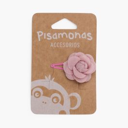 Kamelie-Haarklammer Französisches Rosa