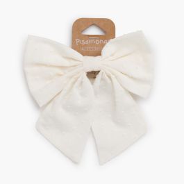 Schleife mit Punkten und Entenschnabel Roh