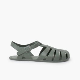 Barefoot-Strandsandalen Kinder und Damen Grün