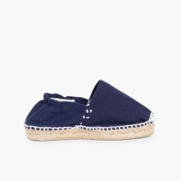 Espadrilles für Kinder mit Band Blau