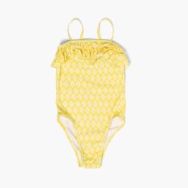 Lycra-Badeanzug für Mädchen Blätter