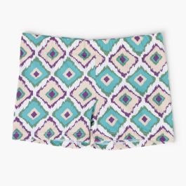 Lycra-Boxershorts für Jungen Rauten