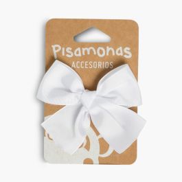 Haargummi mit großer Schleife Weiß