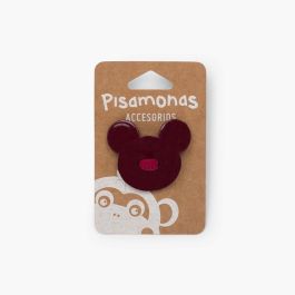 Haargummi mit Affenmotiv Bordeaux