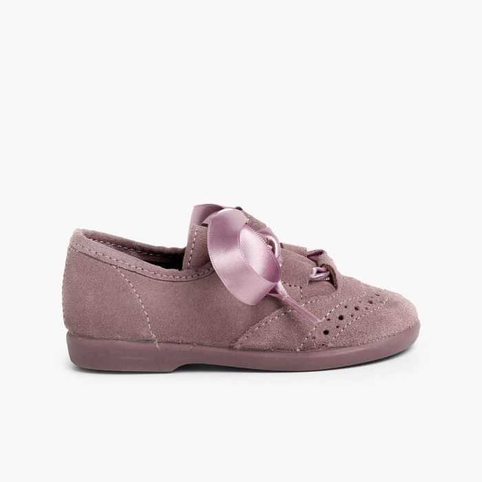 Oxford Schuhe aus Wildleder für Kinder
