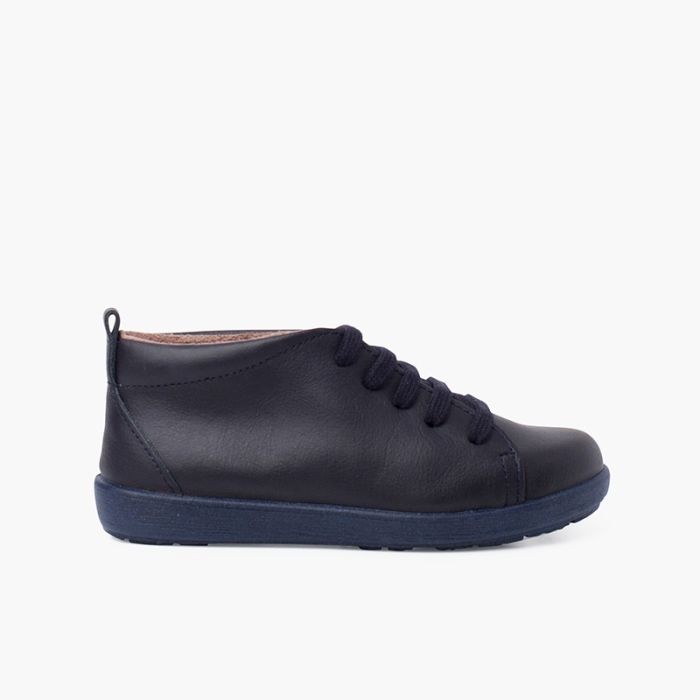 Lederschuhe im Stiefeletten-Stil für Jungen