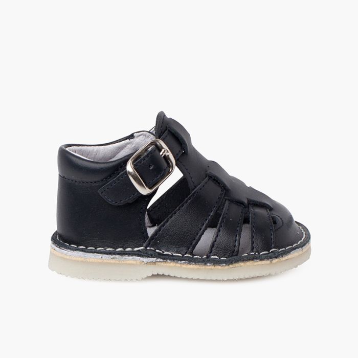 Ledersandalen für Babys mit Schnallenverschluss