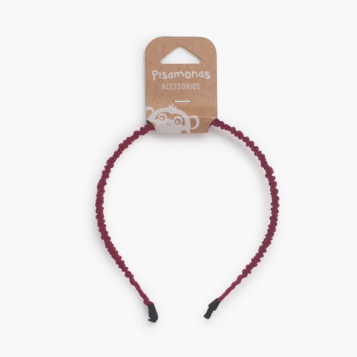 Dünnes gerafftes Stirnband
