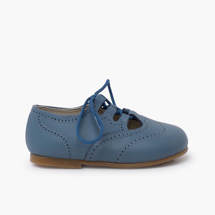 Englische Leder-Schuhe mit Karamellsohle