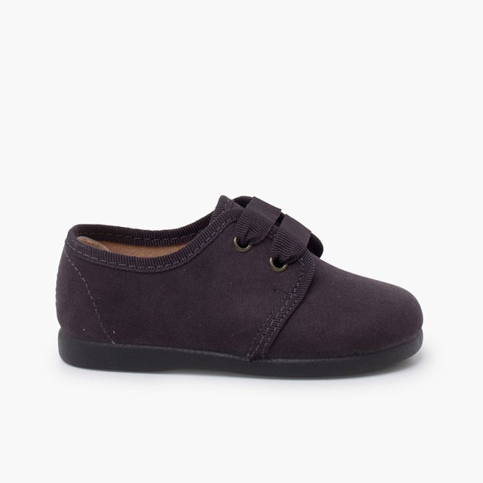Blucher-Schuhe aus Serratex mit Schnürung und Faya-Stoff