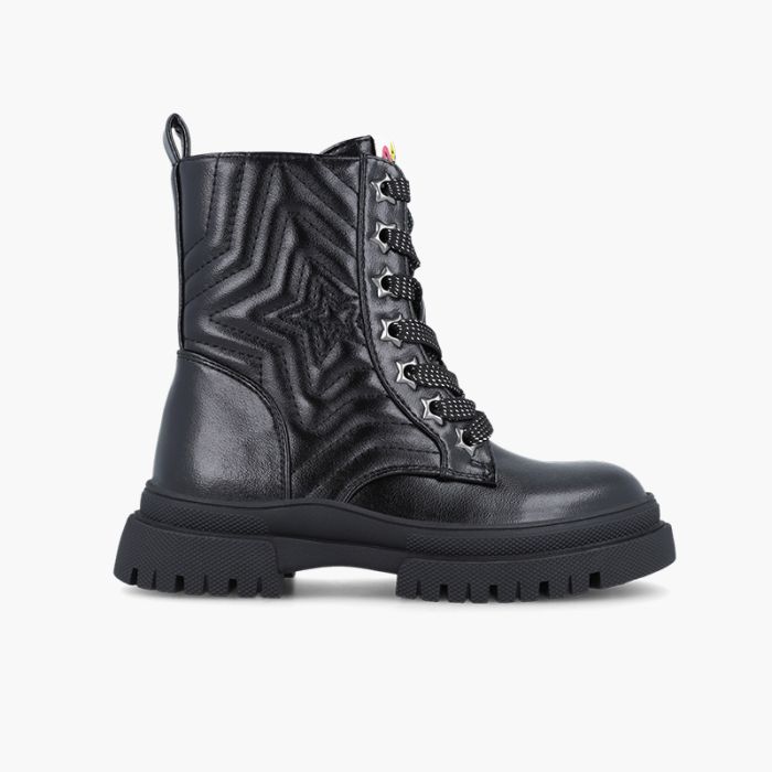 Militärstiefel Stern Schnürsenkel Glitter
