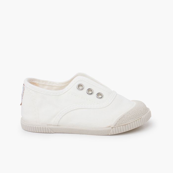 Barfuß-Sneaker Segeltuch ohne Schnürsenkel