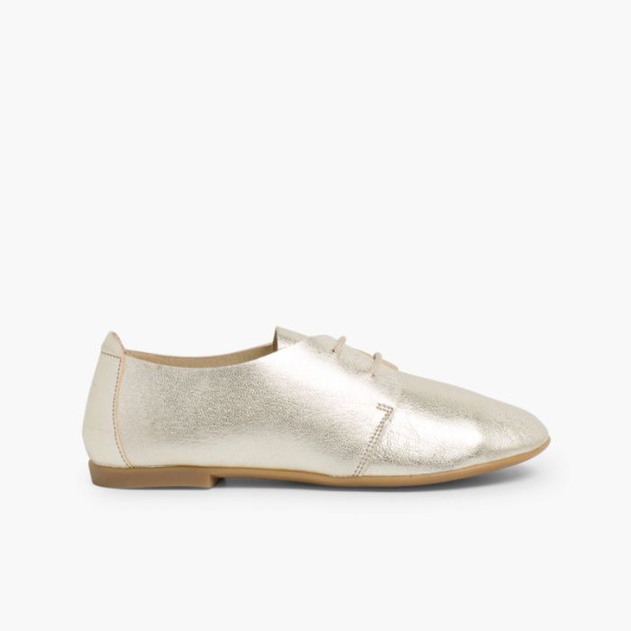 Blucher Girl aus metallischem Leder