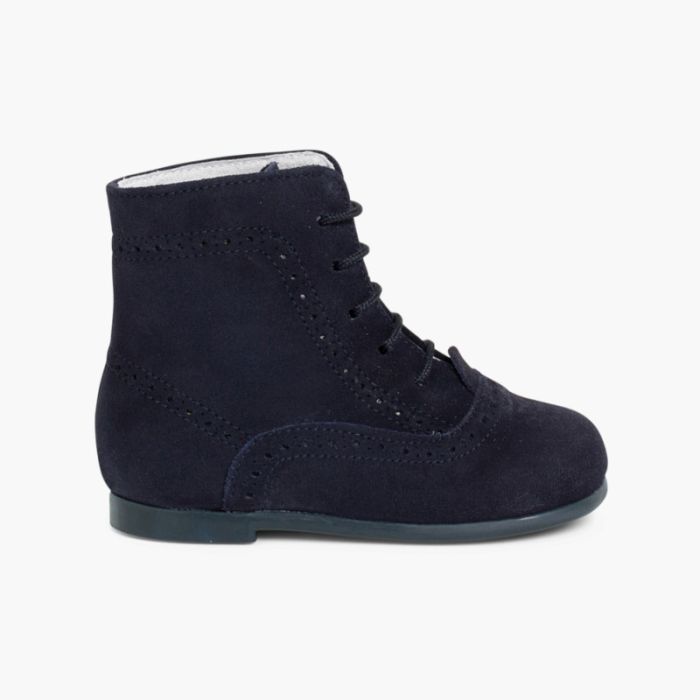 Stiefel für Mädchen aus Wildleder