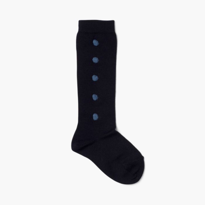 Hohe Socken von Condor mit Nieten