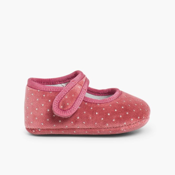 Merceditas Baby Velvet Glitter