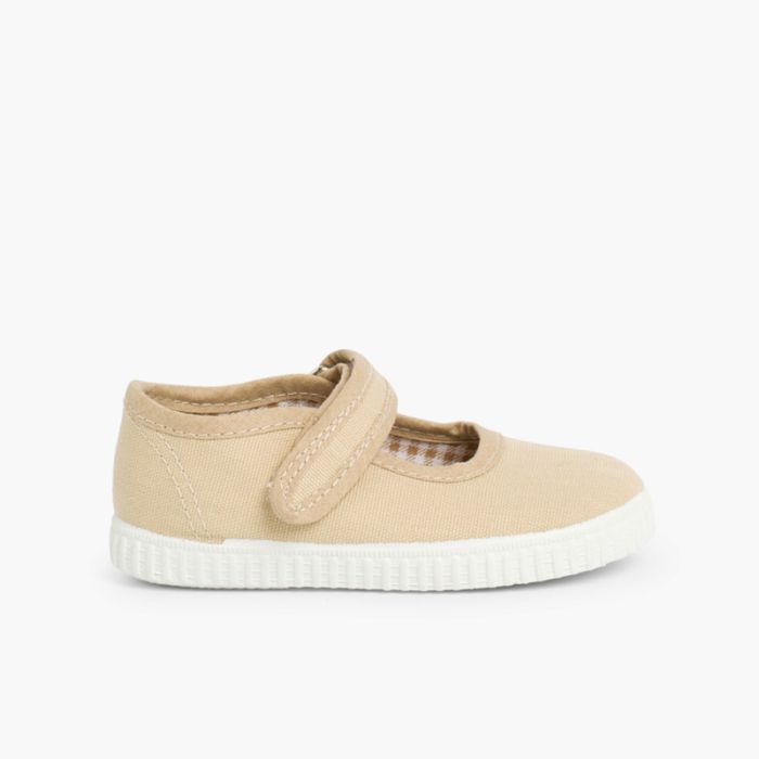 Mary-Janes für Mädchen mit Klettverschluss und Sneaker-Sohle