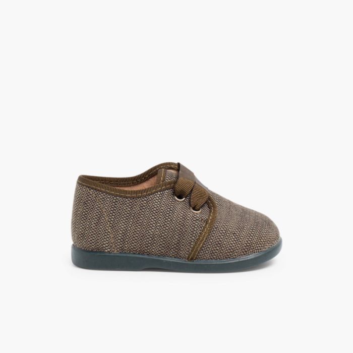 Blucherschuhe aus Stoff für Jungen