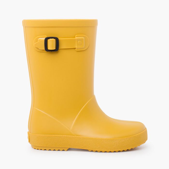 Gummistiefel mit Schnalle in Pastellfarben